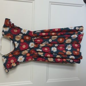 Dot Dot smile green flower dress